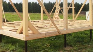 Сарай на винтовых сваях или хозблок на сваях Боровичи цена от 2543 руб. / шт.